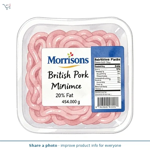 Morrisons British Pork Mince 20% Fat 