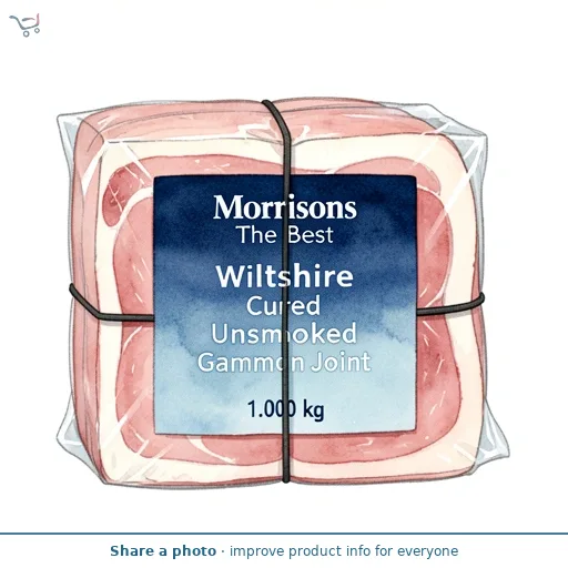 Morrisons The Best Wiltshire Cured Unsmoked Gammon Joint 1kg