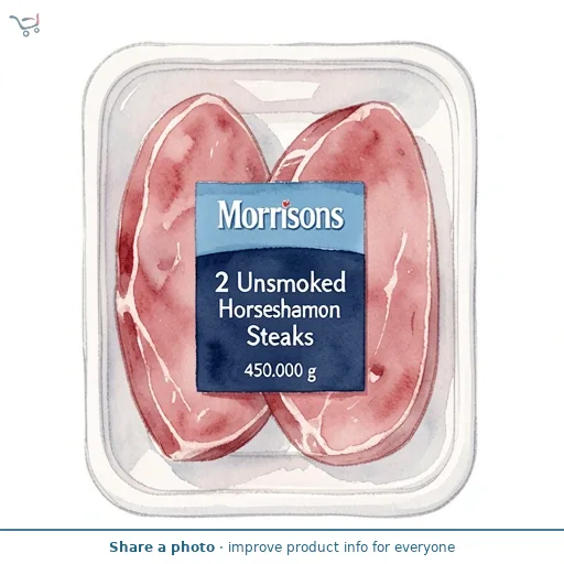 Morrisons 2 Unsmoked Horseshoe Gammon Steaks