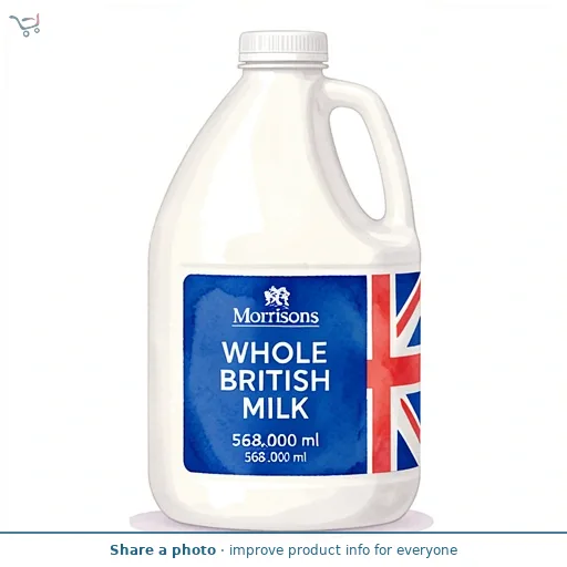 Morrisons Whole British Milk 1 Pint