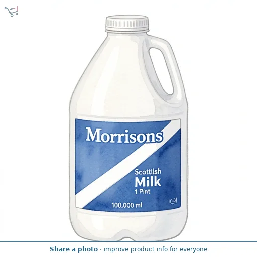 Morrisons Scottish Milk Whole 1 Pint
