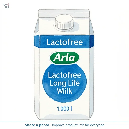 Lactofree Whole Long Life UHT Milk 1L