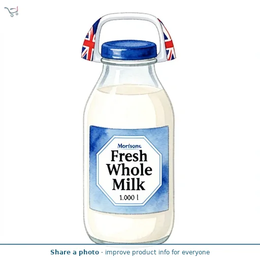 Morrisons Fresh Whole Milk