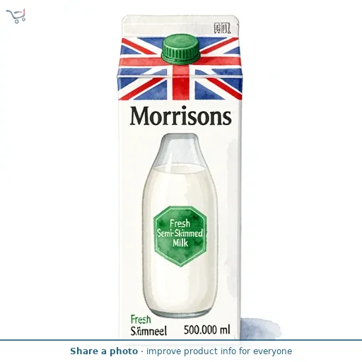 Morrisons Fresh Semi-Skimmed Milk 