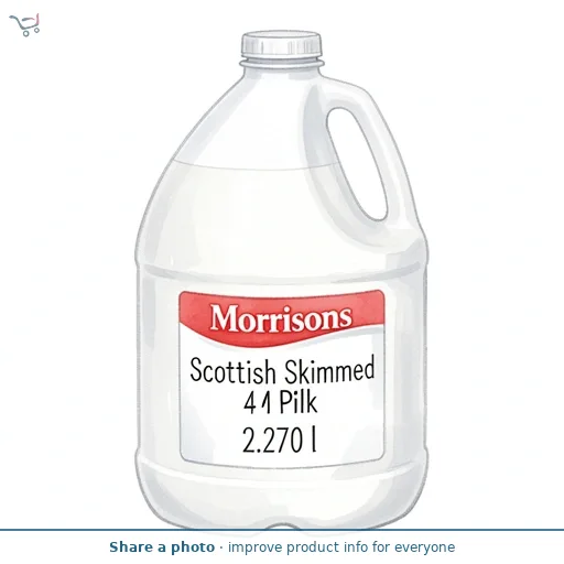Morrisons Scottish Skimmed Milk 4 Pint