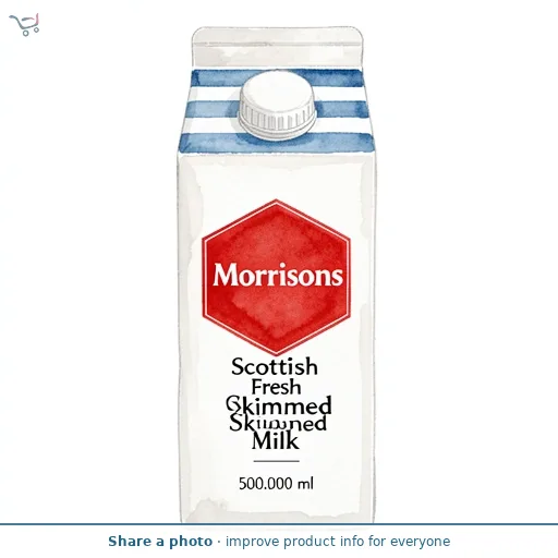 Morrisons Scottish Fresh Skimmed Milk