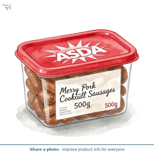 ASDA Cocktail Pork Sausages 500g