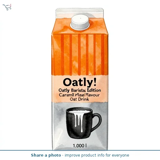Oatly Barista Edition Caramel Flavour Oat Drink 1l