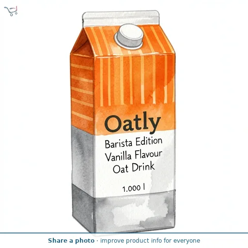 Oatly Barista Edition Vanilla Flavour Oat Drink 