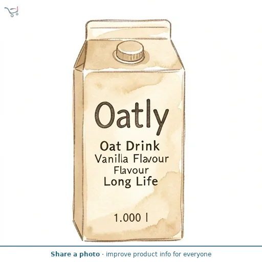 Oatly Oat Drink Vanilla Flavour Long Life 1L