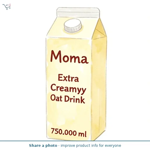 Moma Extra Creamy Oat Drink   750ml