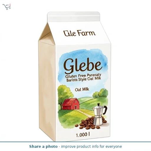Glebe Farm Gluten Free Pureoaty Barista Style Oat Milk