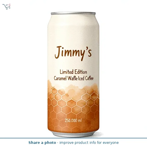 Jimmy's Caramel Waffle Iced Coffee 250ml, Limited Edition 250ml