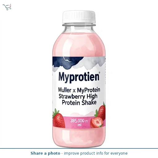 Muller x MyProtein Strawberry High Protein Shake 385ml