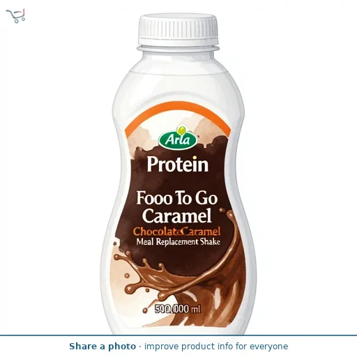 Arla Protein Food To Go Chocolate Caramel Meal Replacement Shake 500ml