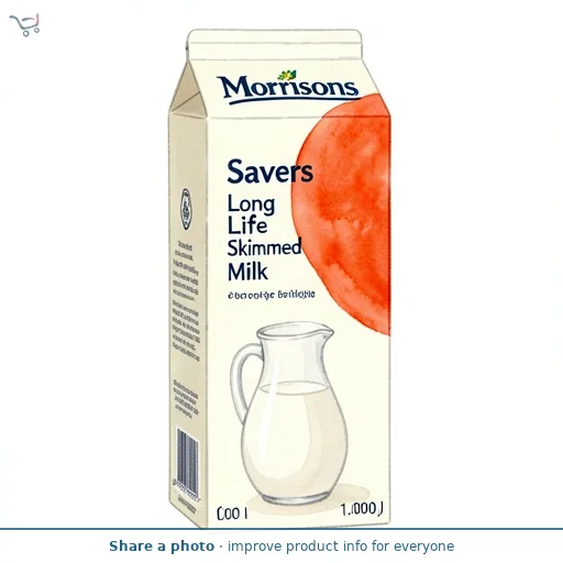 Morrisons Savers Long Life Skimmed Milk
