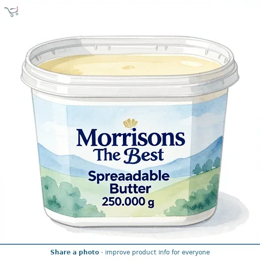 Morrisons The Best Spreadable Butter 250g