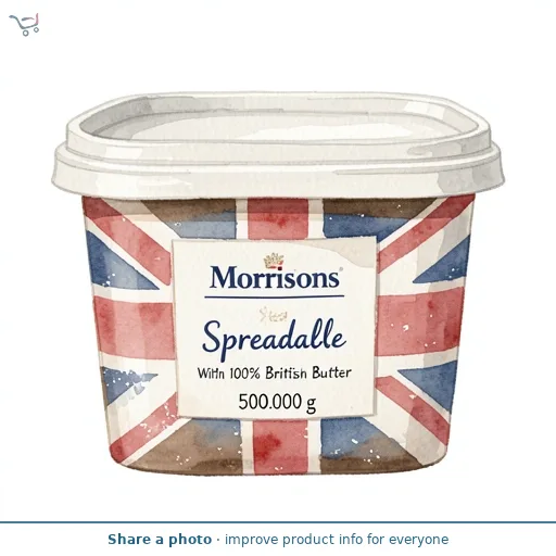 Morrisons Salted Spreadable With 100% British Butter 500g