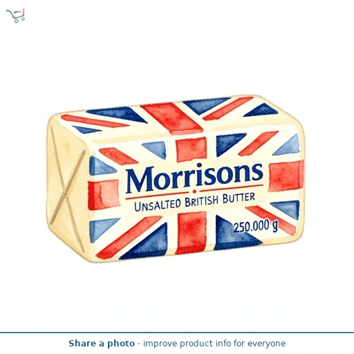 Morrisons Unsalted British Butter   250g