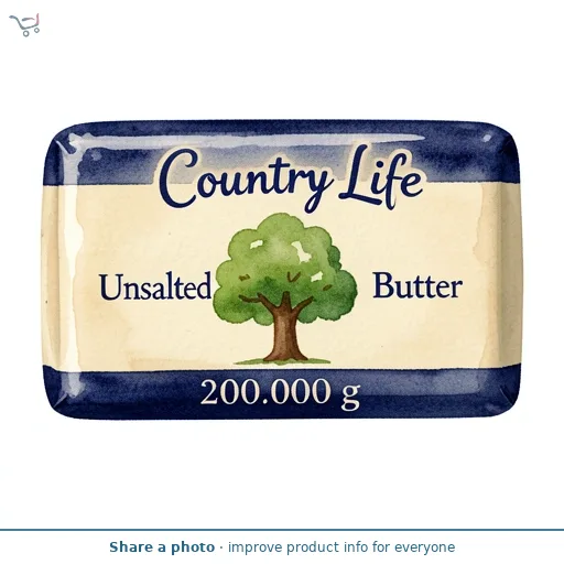 Country Life Unsalted Butter 200g