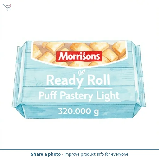 Morrisons Ready Roll Puff Pastry Light