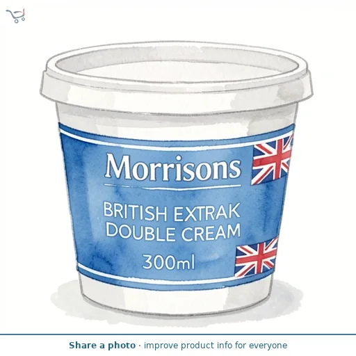 Morrisons British Extra Thick Double Cream