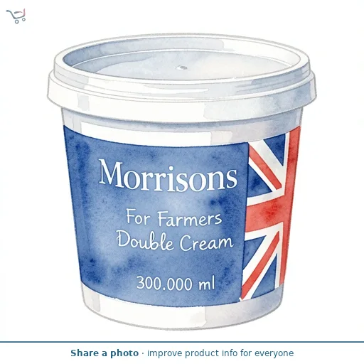 Morrisons For Farmers British Double Cream