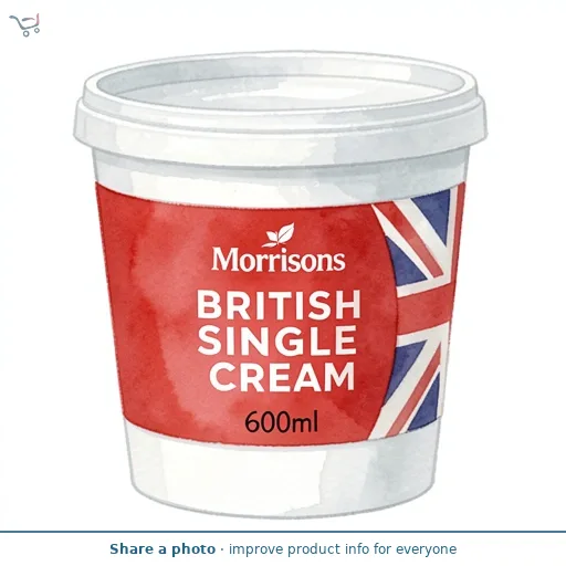 Morrisons British Single Cream