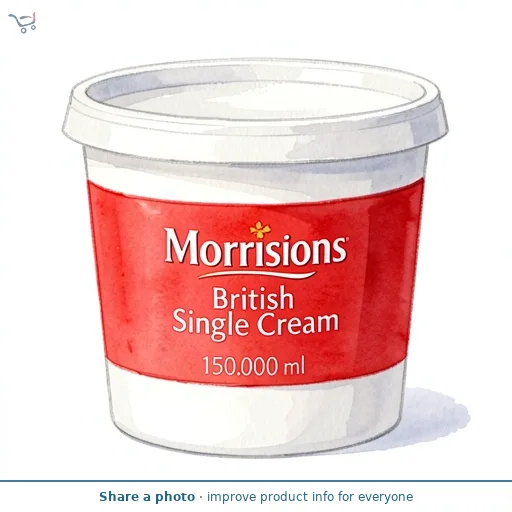 Morrisons British Single Cream