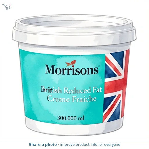 Morrisons British Reduced Fat Creme Fraiche