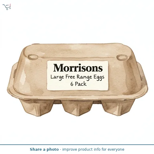 Morrisons Large Free Range Eggs   6 Pack