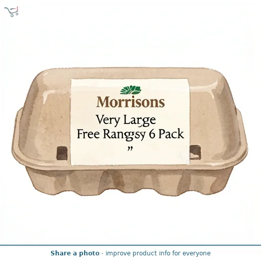 Morrisons Very Large Free Range Eggs 6 Pack