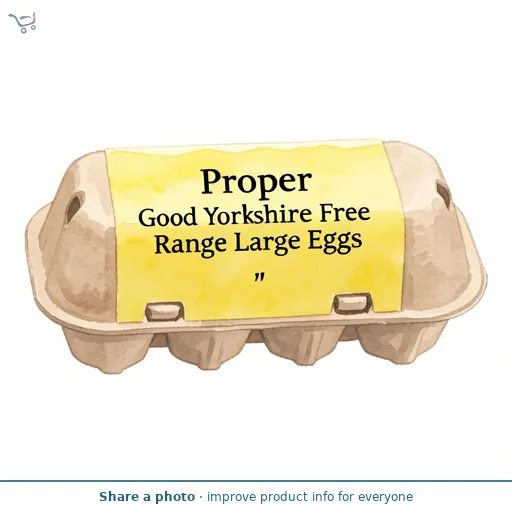 Proper Good Yorkshire Free Range Large Eggs