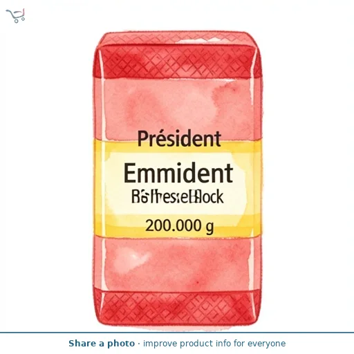 President Emmental Cheese Block