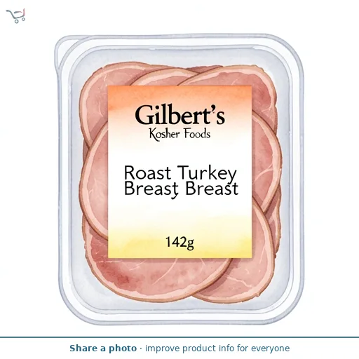 Gilbert's Kosher Foods Roast Turkey Breast 142g