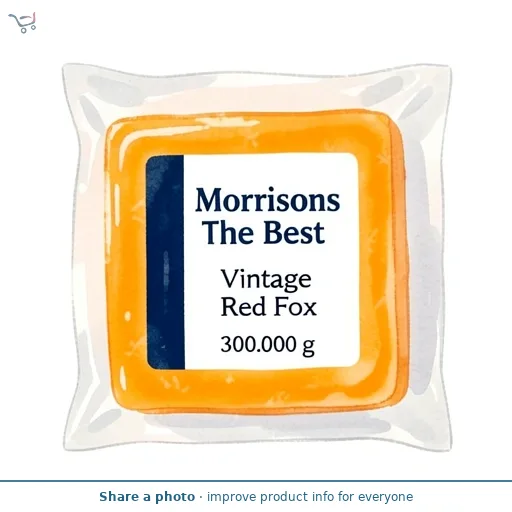 Morrisons The Best Vintage Red Fox   300g