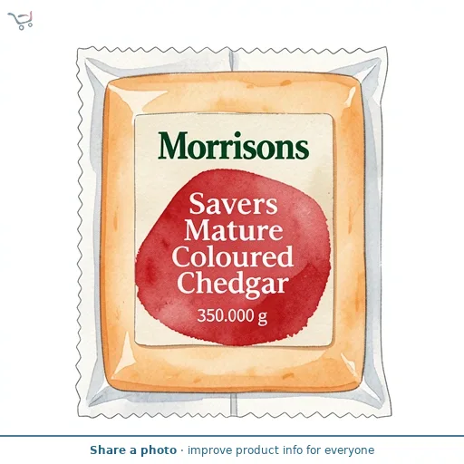 Morrisons Savers Mature Coloured Cheddar