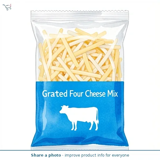 Morrisons Grated Four Cheese Mix 200g