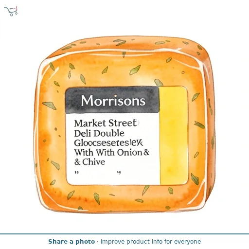 Market Street Deli Double Gloucester With Onion & Chive