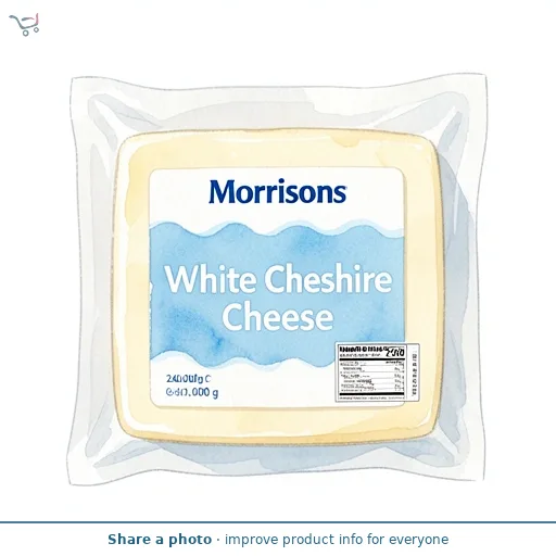 Morrisons White Cheshire Cheese 240g