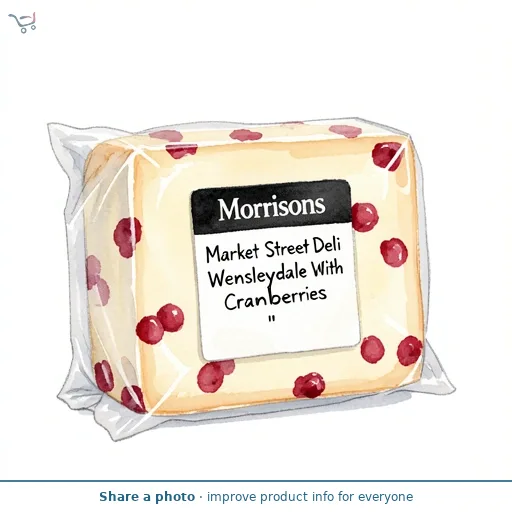Market Street Deli Wensleydale With Cranberries