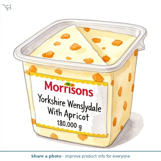 Morrisons Yorkshire Wensleydale With Apricot 180g