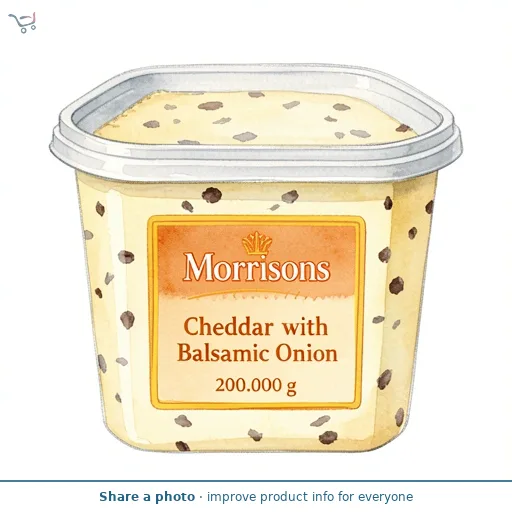 Morrisons Cheddar with Balsamic Onion 200g