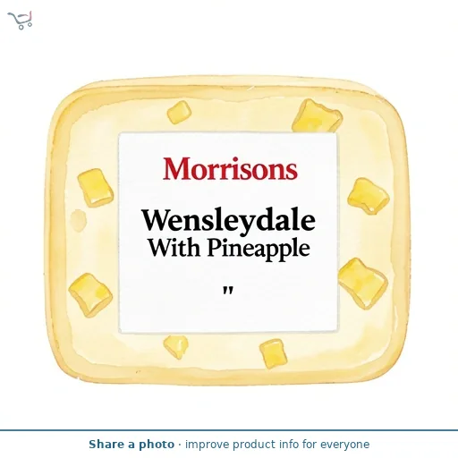 Morrisons Wensleydale With Pineapple