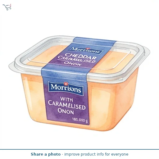 Morrisons Cheddar With Caramelised Onion 180g