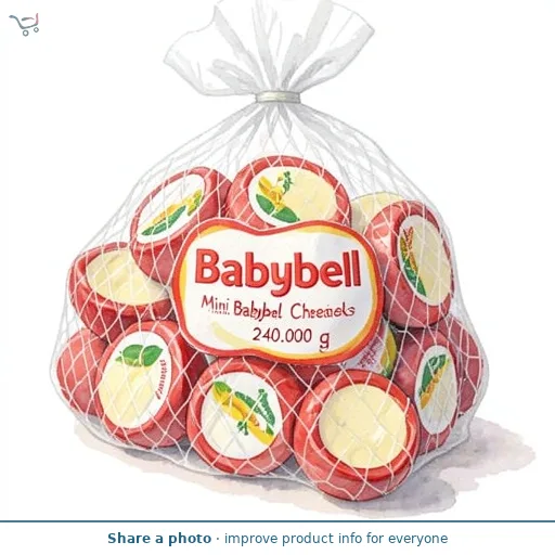 Mini Babybel Original Cheese Snacks 12 x 20g