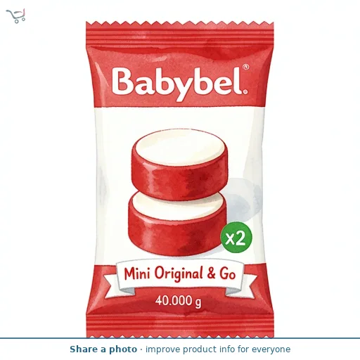 Mini Babybel Original Cheese Snacks 2 x 20g