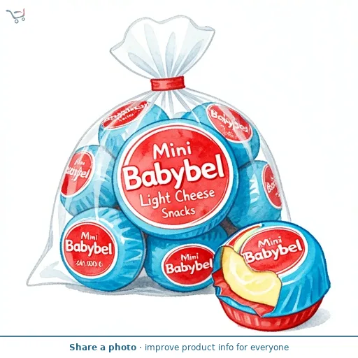 Mini Babybel Light Cheese Snacks 12 x 20g