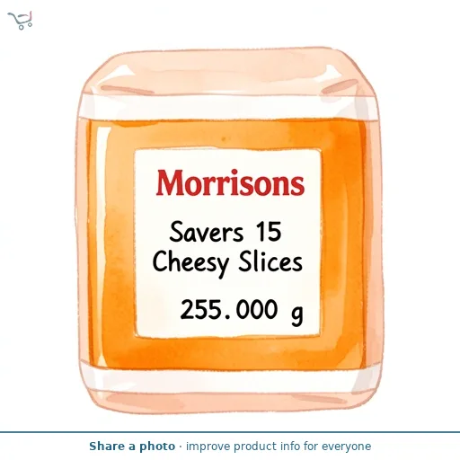 Morrisons Savers 15 Cheesy Slices 