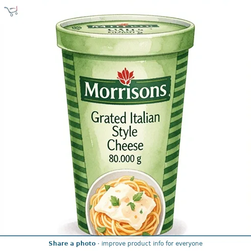 Morrisons Grated Italian Style Cheese 